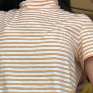Urban Outfitters Stripped Yellow Shirt